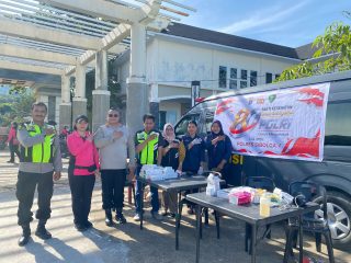 Polres Sibolga Gelar Pemeriksaan Kesehatan Gratis Sambut Hari Bhayangkara ke-80