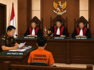 1 Pembunuh Pria Numpang Tidur di Mesjid Agung Sibolga Dituntut 1,5 Tahun Penjara