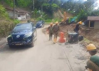 Kementerian PU Rampungkan Perbaikan Jalan Amblas di Sibolga-Tarutung